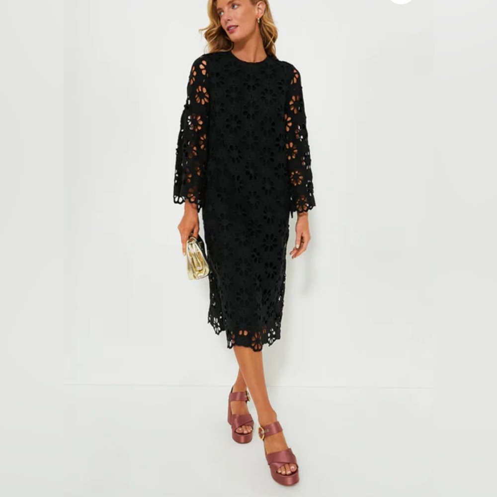 Tuckernuck Noir Eyelet Hutton Dress